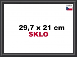 Plastični črn okvir A4