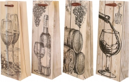 darilna vrečka za steklenico M, celoletna, 12,8 × 36 × 8,4 cm