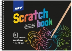 Praskalnik blok 14x10cm, mavrica