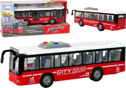 Avtobus na baterije s trenjskim pogonom ter lučmi in zvoki 1:16 – Rdeča