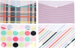 Mapa z gumbom 36x26 cm mix