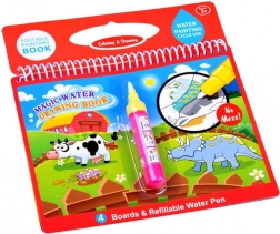 Vodna pobarvanka z živalmi