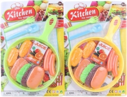 Plastična ponev s živili in dodatki za otroke 19 cm