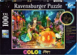 RAVENSBURGER Svetleči puzzle Pepelka XXL 100 kosov