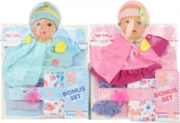 Oblačila za punčko 40 cm s pleničko in dudikom