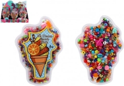 Set pisanih plastičnih perlic za ustvarjanje