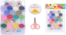 Komplet kroglic z vrvico, škarjami in zapenjanjem