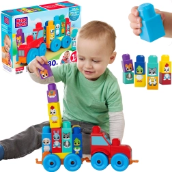Fisher-Price Mega Bloks traktor z živalmi za sestavljanje