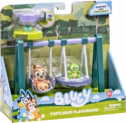 Bluey igralni set gugalnice z želvo in figurico Bingo