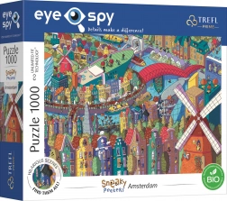 TREFL Puzzle Eye-Spy Sneaky Peekers: Amsterdam 1000 koščkov