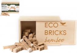 Lesena Konstruktorska Igrača 90 kosov v Škatli