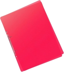 Mapa A5 PP z 2 obročema Lines rdeča