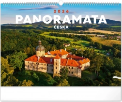 Stenski koledar Panorama Češke 2026