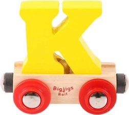 Vagonček Bigjigs Rail črka K