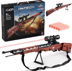 Stavebnica CADA mušketa Karabiner 98K z daljnogledom in streljanjem