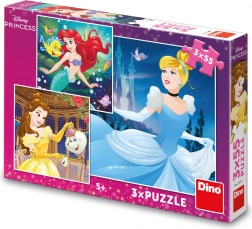 Sestavljanka DISNEY PRINCESS 3×55 koščkov