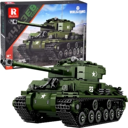 Reobrix gradbeni set tank SHERMAN M4A3E8 – licenciran WORLD OF TANKS, 836 kosov