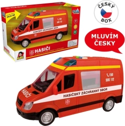 Gasilski kombi na vztrajnik z zvokom in svetlobo