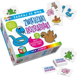 nagajive živalice – spominska igra za otroke