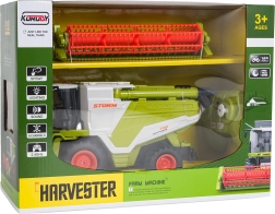 Otroški RC kombajn 1:24 zelen s kadilnim efektom