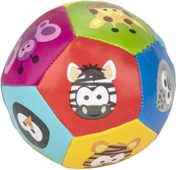 Barvasta mehka žogica z živalicami