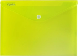 Mapa z gumbom A5 Opaline limetno zelena