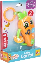 Igrača korenček z učinki 16 cm CAROTINA