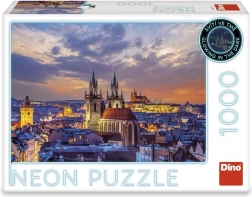puzzle pogled na Hradčane 1000 koščkov neon