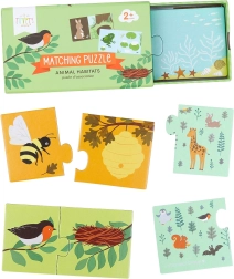 Prireditveni puzzle za štetje – samorogi – Živalski