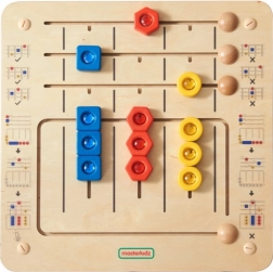 Masterkidz razvrščevalna tabla Diamanti – stenska montessori izobraževalna igra