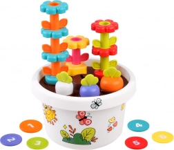 Hola Izobraževalni Cvetlični lonček 12m+ z Igrača Sorter in Piramida