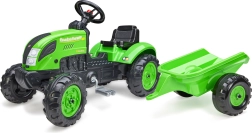 Traktor na pedala Country Farmer z zeleno prikolico za otroke 2–5 let