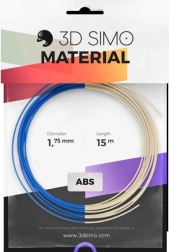 filament termokrom pro 3D peresa in tiskalnike – menja barvo iz modre v belo, 1,75 mm, 15 m