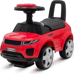 Otroški poganjalec BABY MIX Prime SUV rdeč z usnjenim sedežem