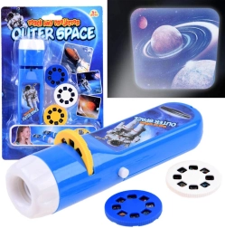 Otroška projektorska svetilka z vesoljskimi motivi