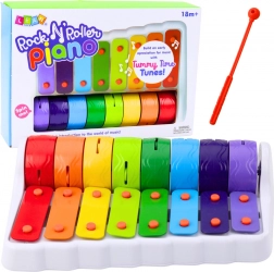 Rock N' Roller klavir za otroke – vrtljivo barvito kolo