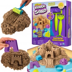 Kinetic Sand – plažni dan – komplet z gradom in dodatki