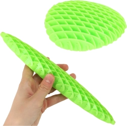 Rumena antistresna senzorna igrača Fidget Worm za raztezanje