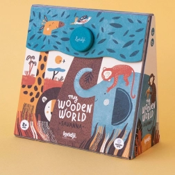 Londji lesena sestavljanka savana