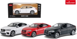 Kovinski model 1:24 BMW X6 M črn RASTAR
