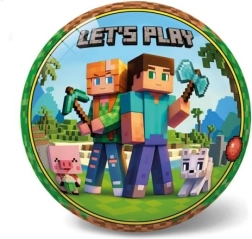 Žoga Star 23 cm Minecraft Let's Play