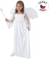 pustni kostum angel za otroke 110–120 cm