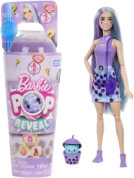 Barbie Pop Reveal Bubble Tea punčka – taro mleko