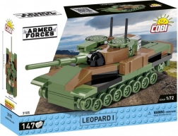 Komplet za sestavljanje tank LEOPARD I 1:72 – 147 delov