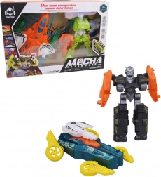 Transformirajoči robot z letalom – komplet za otroke 3+