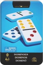 Domine v kovinski škatlici