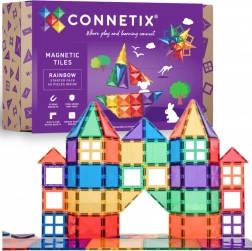 Connetix Rainbow Starter Pack magnetne sestavljanke 60 kosov