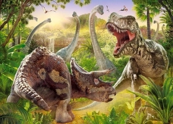 Sestavljanka 180 koščkov Dinosaur Battle