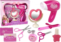Otroški frizerski komplet s sušilnikom za lase na baterije