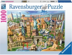 Sestavljanka svetovne znamenitosti 1000 koščkov RAVENSBURGER